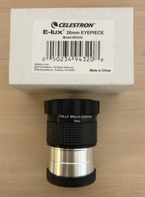 【3年保証・即納】【新品/未使用】 Celestron 2 E-lux Eyepiece 26mm #94320