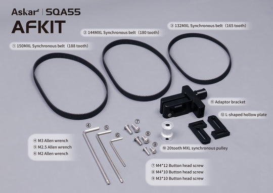 【３年保証・即納】Askar アスカー SQA55 AF kit