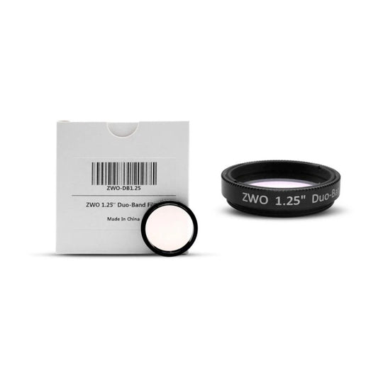 【3年保証・即納】3,700円割引(定価13,500円)【新品/未使用】 ZWO Duo Band Filter 1.25 デュオバンドフィルター